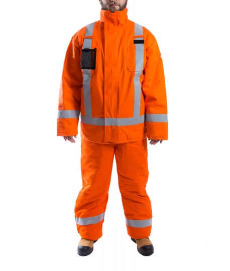 High Visibility water and flame resistant Parka