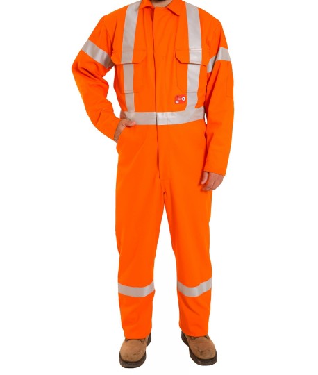 High Visibility Flame Resistant Coverall